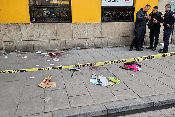 Balacera en centro histórico de la CDMX deja tres heridos
