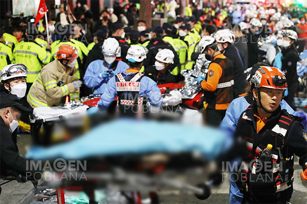 Presidente surcoreano responsabiliza a la policía de mortal estampida en Itaewon