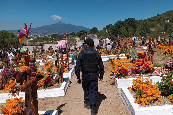 Saldo blanco tras celebraciones por Día de Muertos en Amozoc