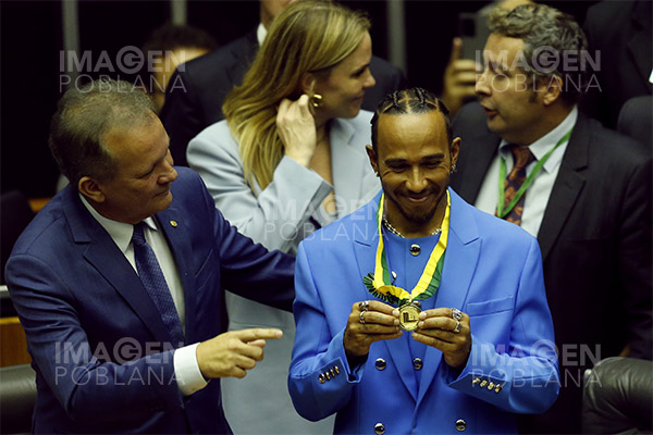 Parlamento de Brasil nombra a Lewis Hamilton ciudadano de honor