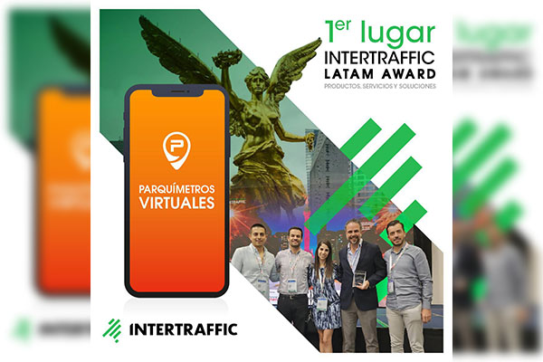 Parquímetros Virtuales en Puebla reciben primer lugar en premios “Intertraffic Latam Award 2022”