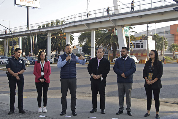 Entrega Ayuntamiento de Puebla obras en el Bulevar Hermanos Serdán