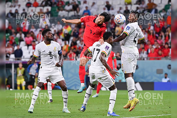 Ghana vence a Corea del Sur en un vistoso partido de Catar 2022