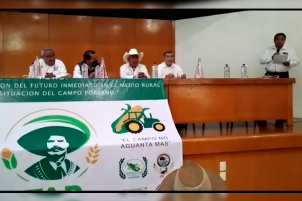 Reprocha Frente Agrarista Poblano incumplimiento de promesas al campo