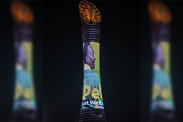 "Recupérate pronto": El mensaje de Qatar para Pelé