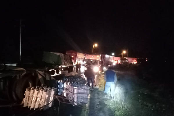 Choque múltiple provoca cierre de la Puebla-Orizaba por 6 horas