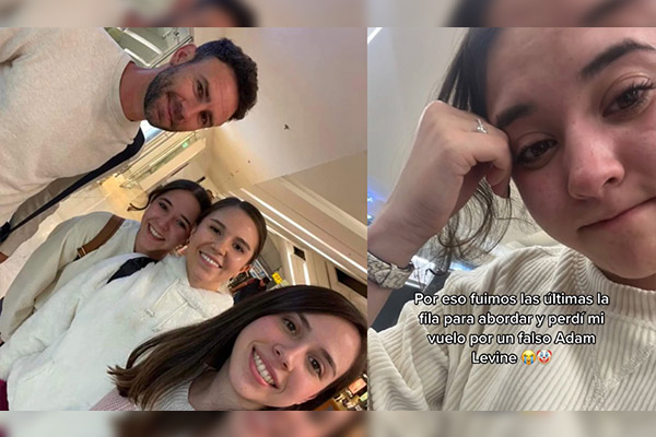 Joven pierde su vuelo para tomarse una foto con Adam Levine… era Miguel Layún