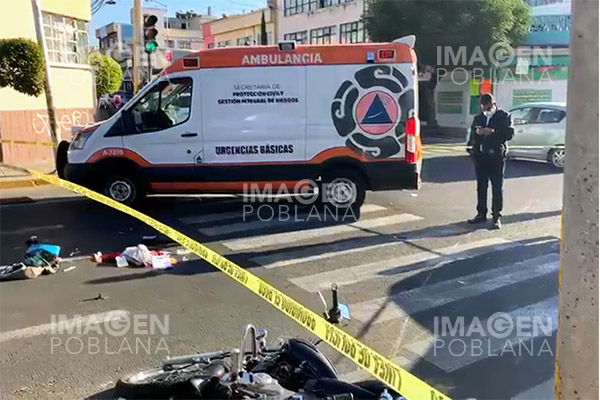 Fatal choque le quita la vida a una mujer motociclista