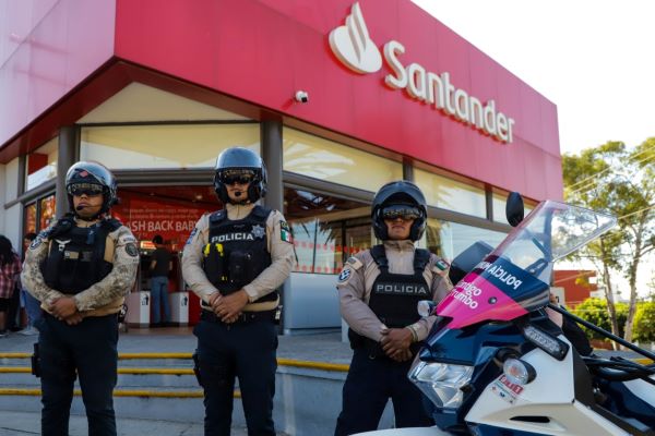 Policía Municipal mantiene vigente el servicio de acompañamiento bancario