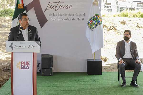 Llama gobernador a poblanos a no permitir que la delincuencia sea parte de la sociedad