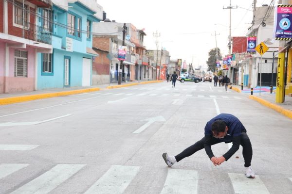 Ayuntamiento de Puebla entrega rehabilitación de la calle Camino Nacional