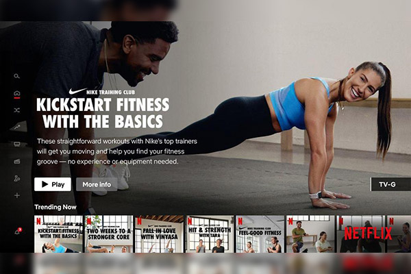 Netflix se une con Nike y lanzan sesiones de entrenamiento en streaming