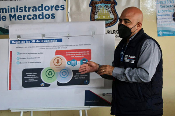 Comerciantes reciben capacitación para correcta disposición de residuos