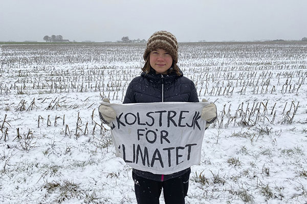 Policía alemana echa a Greta Thunberg