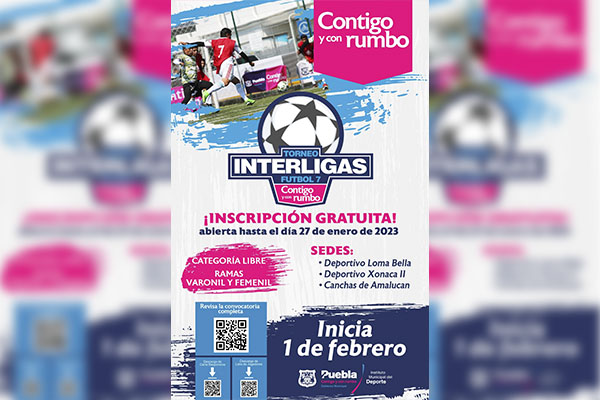 Ayuntamiento invita al primer "Torneo Interligas, Futbol 7”