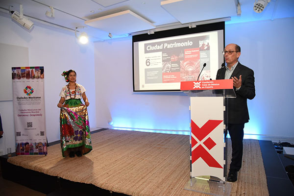 Promoción de Puebla llega a reunión de ciudades patrimonio en Madrid