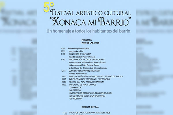Festival “Xonaca Mi Barrio” expondrá obras del muralista poblano, Faustino Salazar