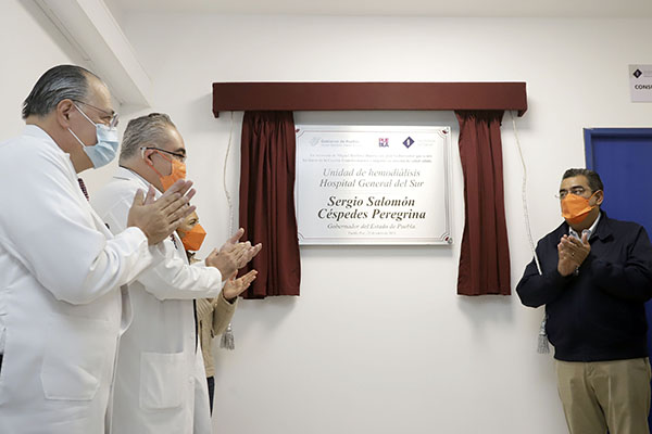 Inauguran Unidad de Hemodiálisis en el Hospital General del Sur