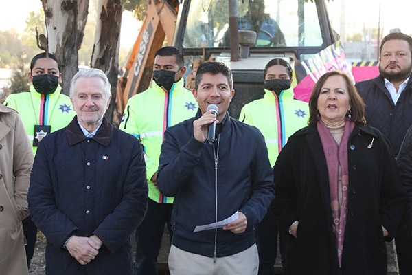 Ayuntamiento de Puebla inicia trabajos en la Recta a Cholula