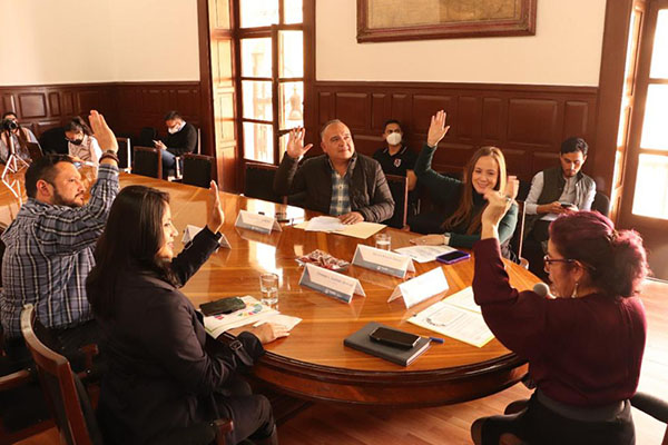 Regidores del municipio de Puebla aprueban planes de trabajo 2023