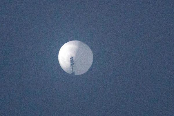 Pentágono: globo chino se usaba para vigilar instalaciones estratégicas