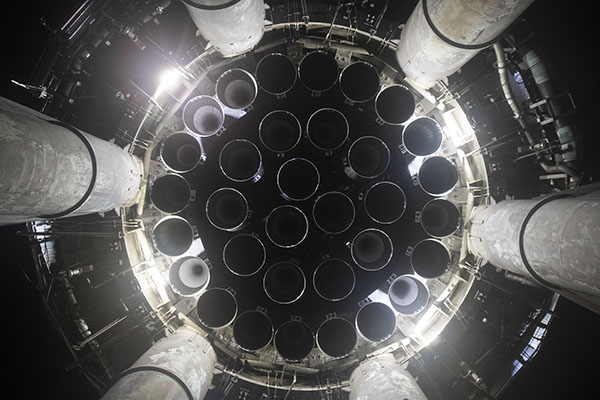 Encienden 33 motores de cohete propulsor de nave Starship de SpaceX