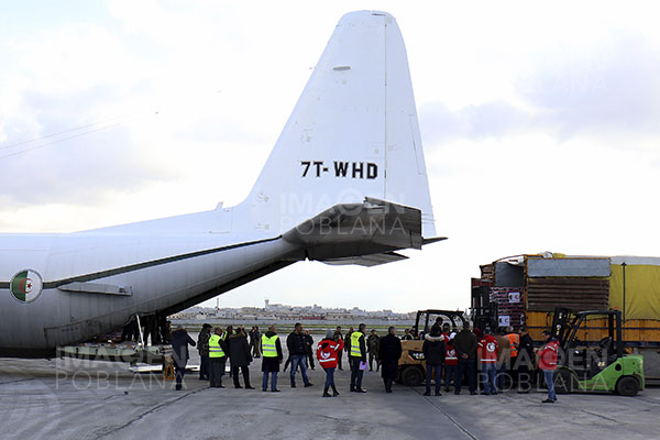 Primer vuelo con 35 toneladas de material médico de la OMS llega a Siria