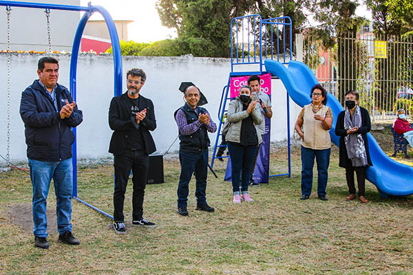 Comités de Participación Ciudadana de Puebla reciben equipamiento urbano