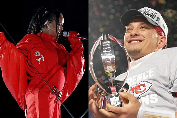 Rihanna y Mahomes se "roban" el Super Bowl LVII