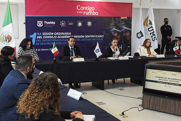 Academia Municipal de Policía de Puebla fue sede de la sesión del CARC