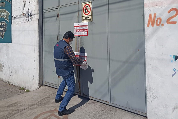 Normatividad y SSC Puebla clausuran dos talleres mecánicos