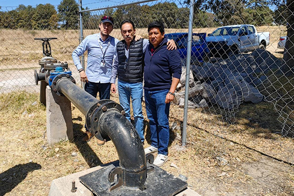 Trabaja Ayuntamiento de Puebla en rehabilitación de pozos de agua en San Miguel Canoa