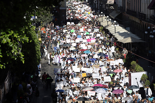 Las multitudinarias manifestaciones que han tenido lugar en México