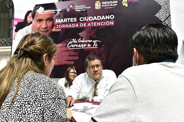 "Martes Ciudadano", jornada que da certeza jurídica a población de Teziutlán: Julio Huerta