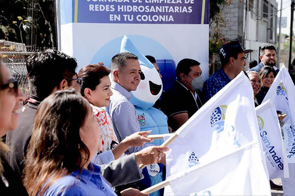 Pone en marcha San Andrés Cholula jornada de limpieza de redes hidrosanitarias
