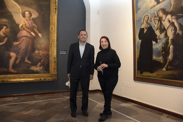 BUAP inaugura exposición “La Corte Celestial: mirada de los insignes maestros”