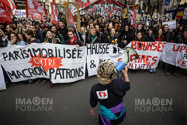Sindicato cifra en 700,000 los huelguistas contra la reforma de las pensiones en París