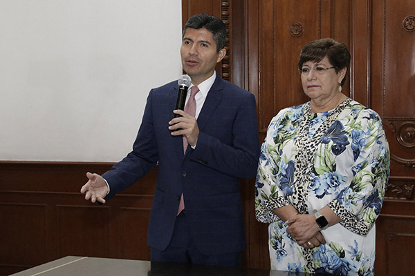 Eduardo Rivera anuncia salida de Silvia Tanús del Ayuntamiento