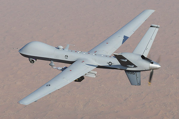 Cómo respondió Estados Unidos al dron derribado por Rusia en aguas internacionales