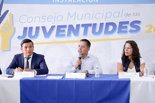 Instala Ayuntamiento de San Andrés Cholula el Consejo Municipal de las Juventudes 2023