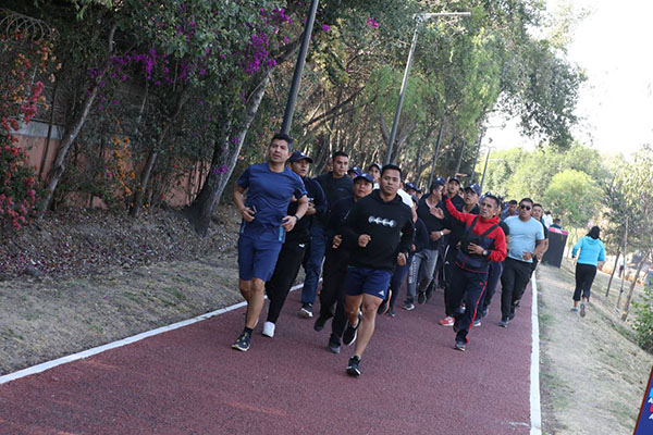 Ayuntamiento de Puebla celebra 8° Carrera con Cadetes y Jóvenes