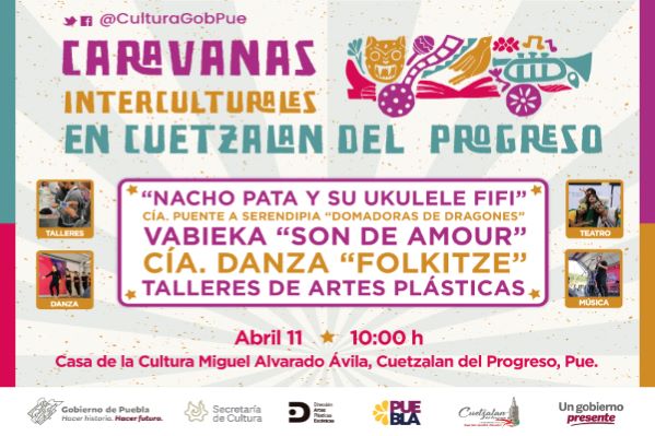 Acerca gobierno de Sergio Salomón arte y cultura al interior del estado
