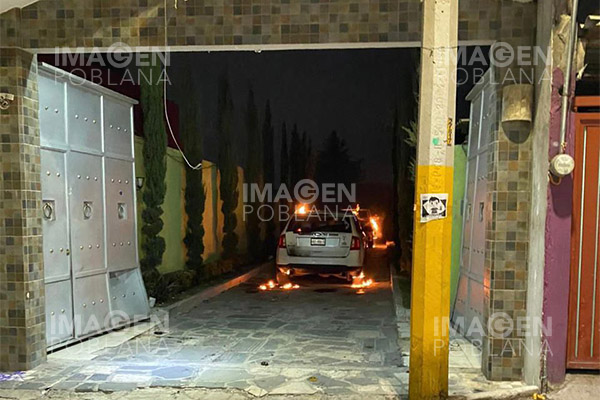 Pánico en Xonacatepec: balaceras, persecuciones y quema de vehículos