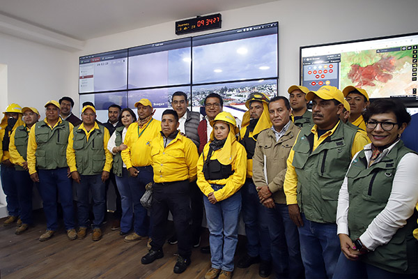 Modernizan el Centro de Manejo del Fuego; monitorea las áreas forestales del Estado