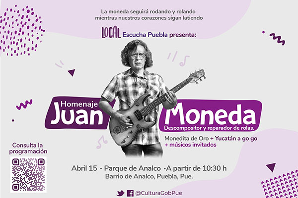 Con concierto, gobierno estatal rendirá homenaje al músico poblano “Juan Moneda”