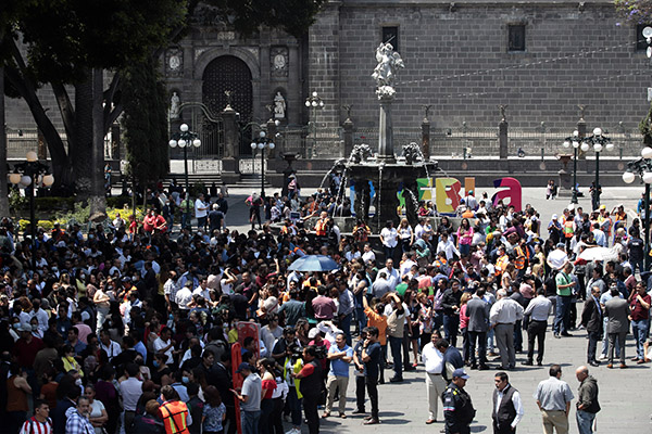 Se activan las 101 alarmas sísmicas en Puebla por Simulacro Nacional