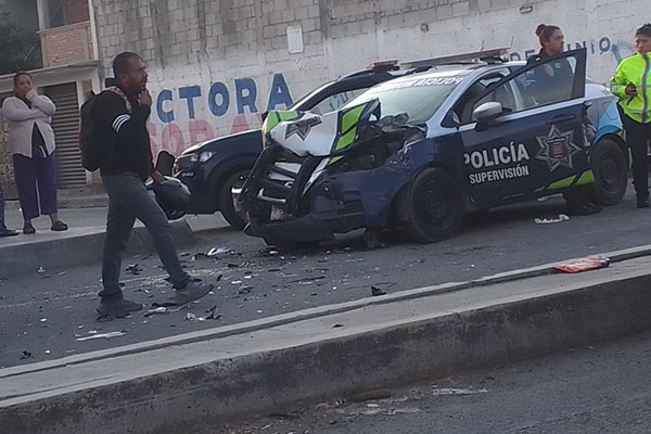 Un policía herido deja otro choque de patrulla