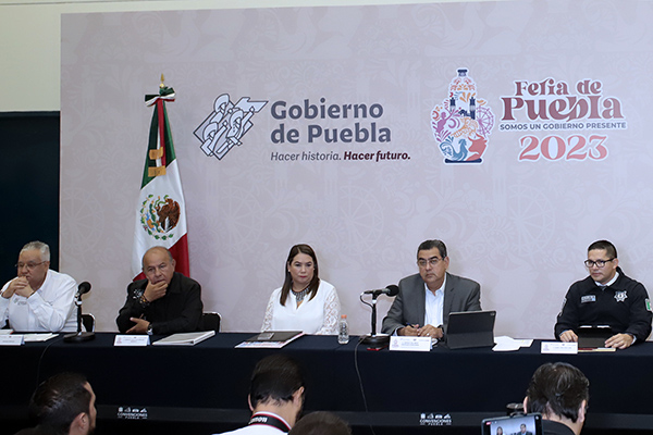Gobierno del estado garantiza seguridad en la Feria de Puebla 2023