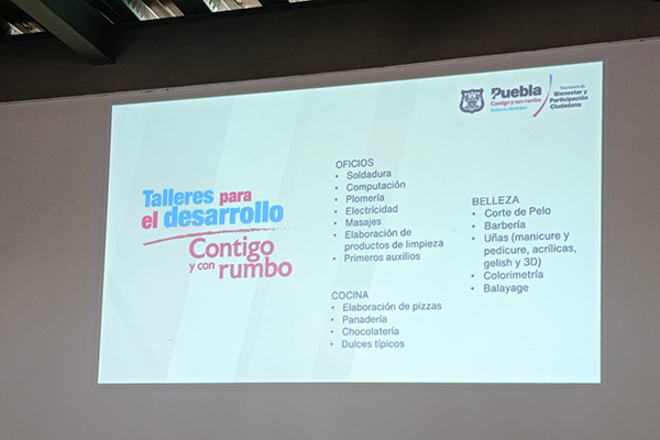 Secretaría de Bienestar e ICATEP brindaran talleres gratuitos para la capacitación laboral