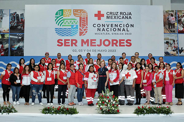 Participa delegación de Puebla durante la 51 Convención Nacional de Cruz Roja Mexicana